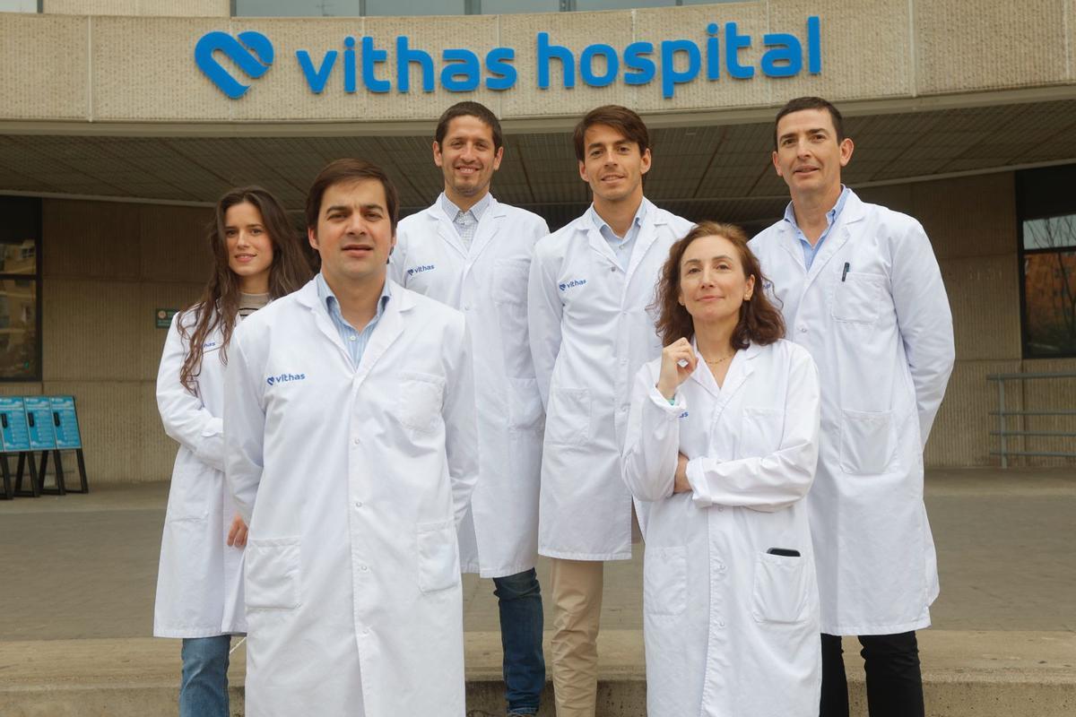 El equipo de cirugía ortopédica y traumatología del Hospital Vithas Valencia 9 de Octubre.