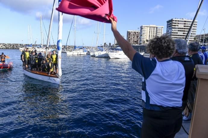 21-09-19 DEPORTES. BAHIA DEL PUERTO. LAS PALMAS DE GRAN CANARIA. Vela latina. Desempate Guanche-Tomás Morales por el título del Campeonato. Fotos: Juan Castro.  | 21/09/2019 | Fotógrafo: Juan Carlos Castro