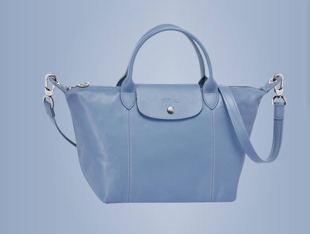 Le Pliage Cuir, bolso de mano de Longchamp