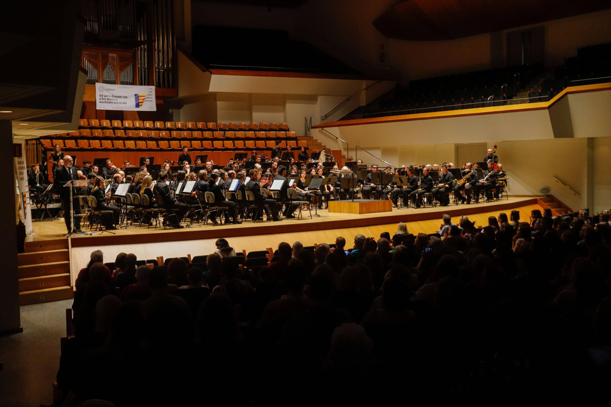 La Coordinadora de Sociedades Musicales celebra su 40 aniversario en el Palau de la Música