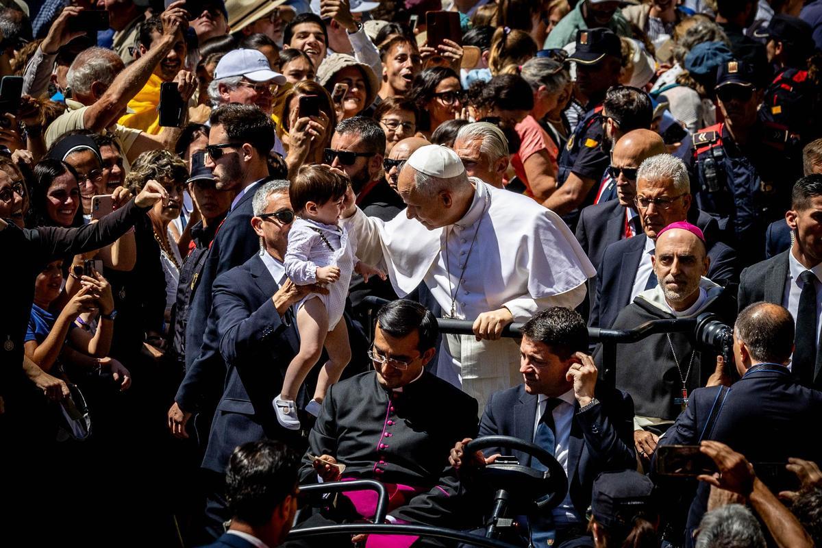 El Papa León XIV visita Montserrat