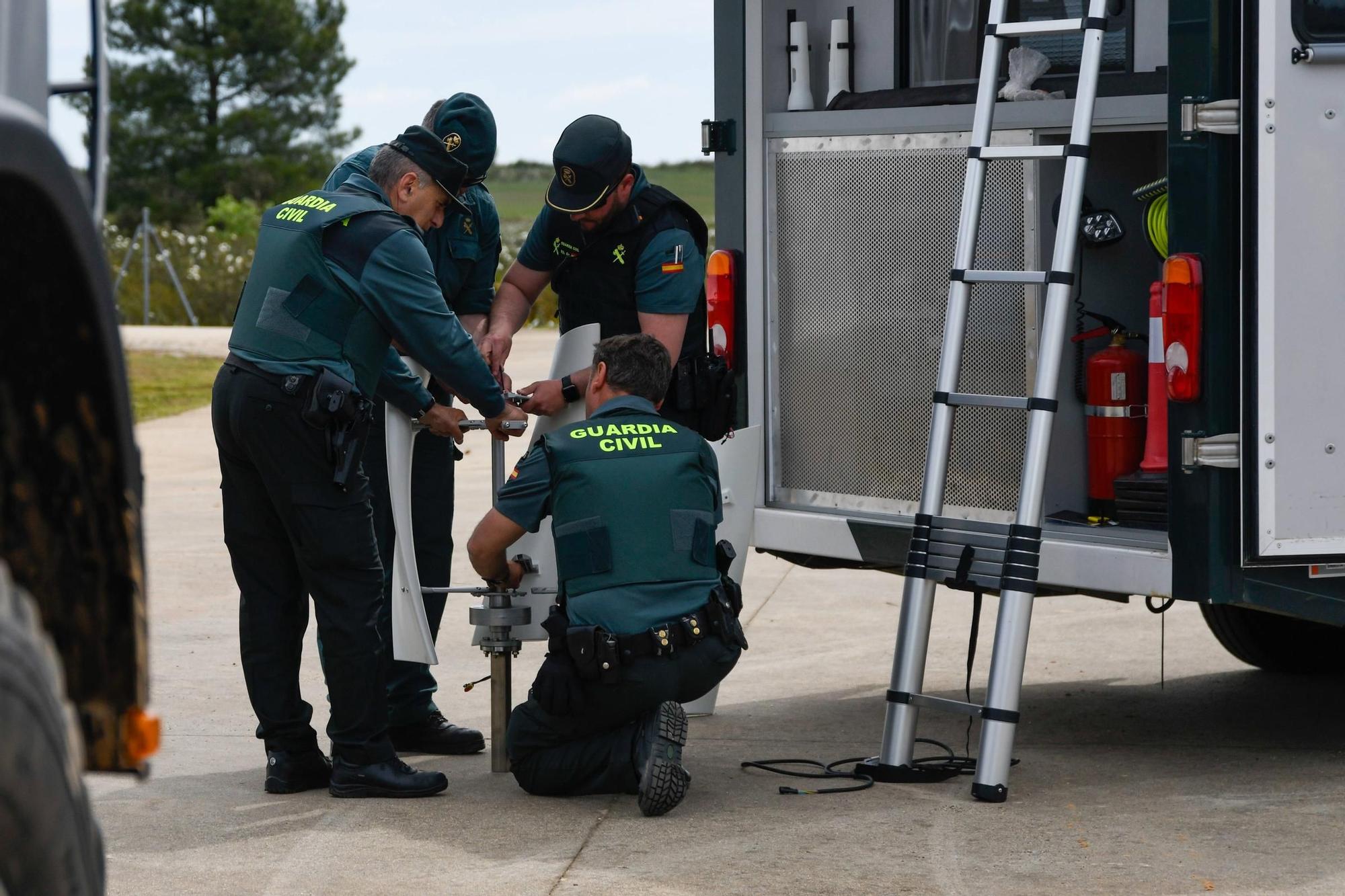 Así ha sido el simulacro forestal transfronterizo desplegado en Aliste