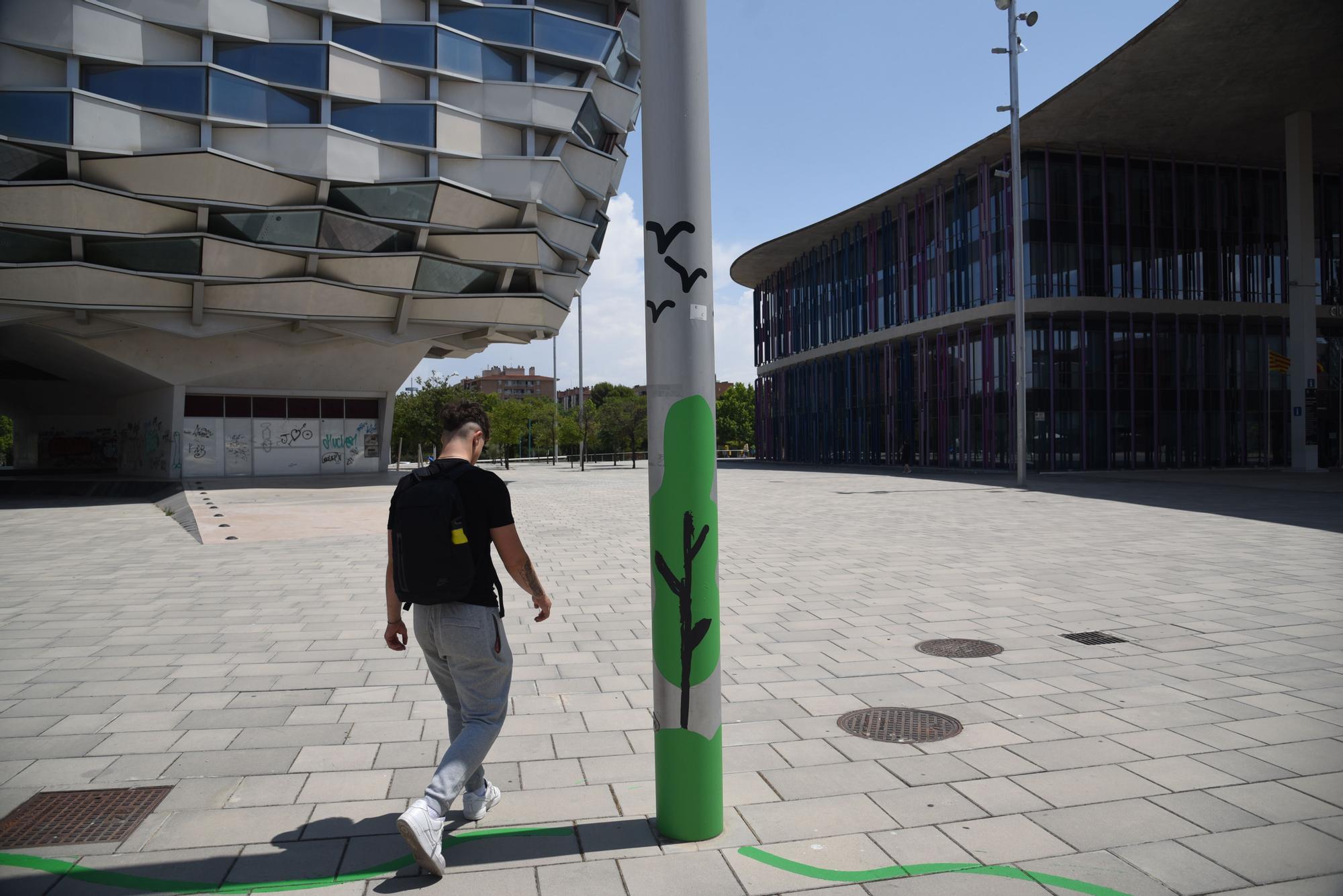 Así es el primer espacio de tránsito público sin humo de Zaragoza