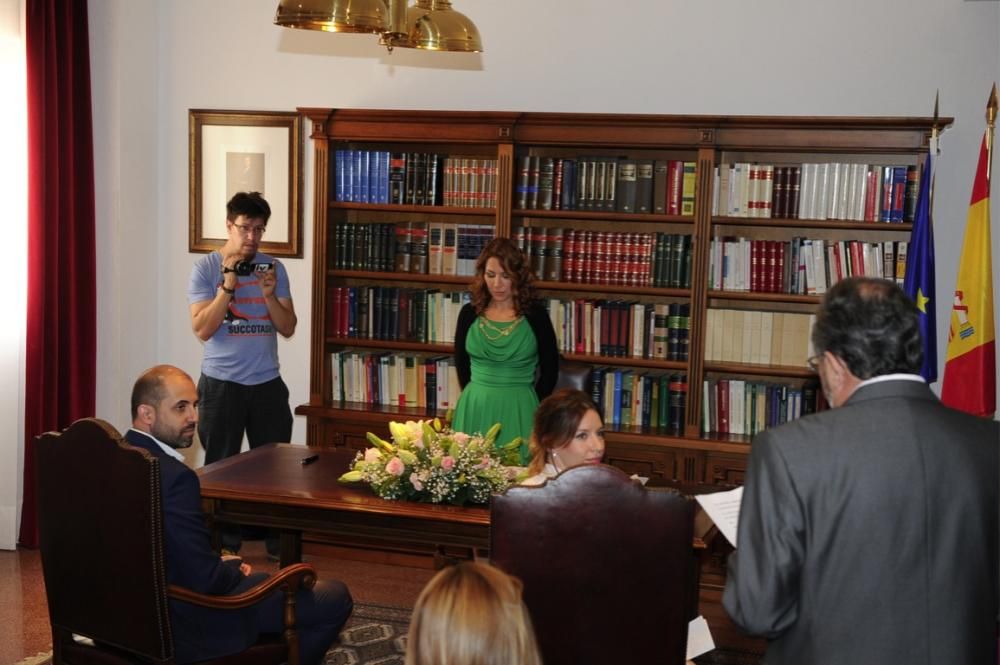 Primera boda en el Colegio Notarial de Murcia