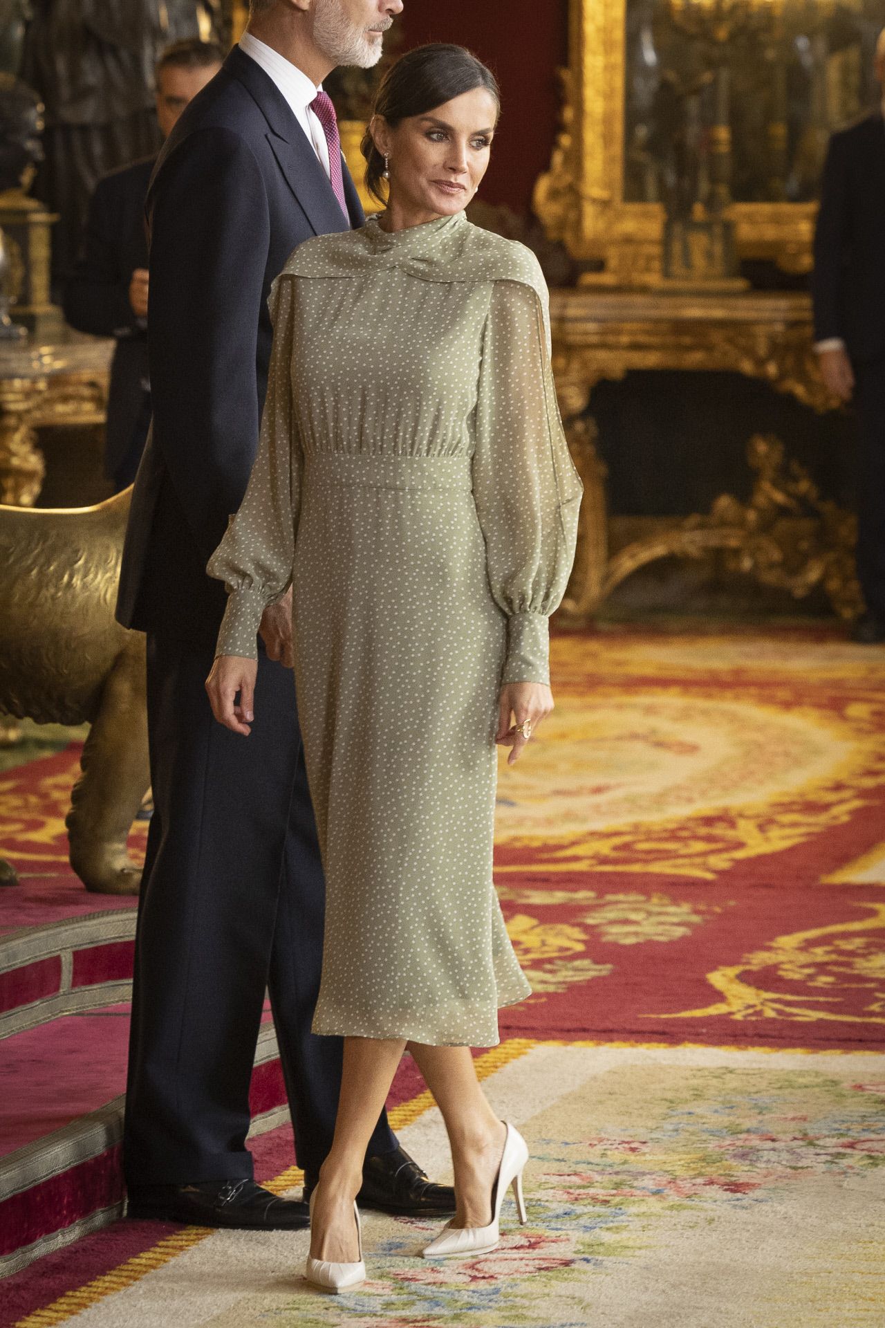 La reina Letizia el día de la Hispanidad de 2022
