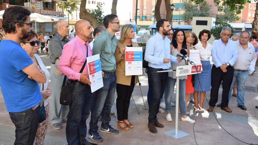 Pérez, los ediles socialistas y los afectados por plusvalías.