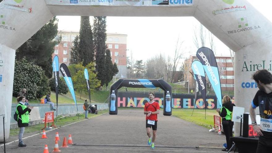 La meta de la media maratón.