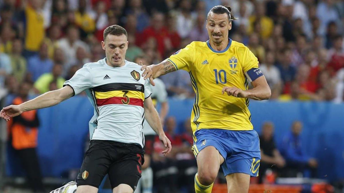 Ibrahimovic, en un partido de la Eurocopa 2016