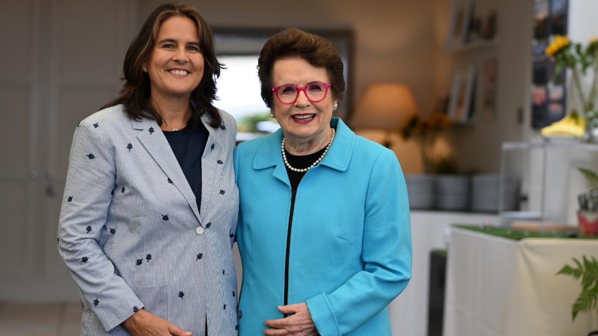 Conchita Martínez y Billie Jean King, presentaron las finales de la Billie Jean King Cup