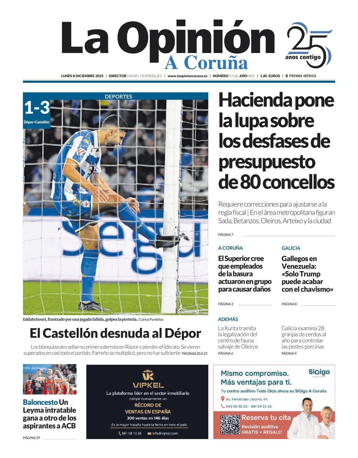 Jornada 17, 8 de diciembre: Deportivo 1-3 Castellón Jornada 17, 8 de diciembre: Deportivo 1-3 Castellón