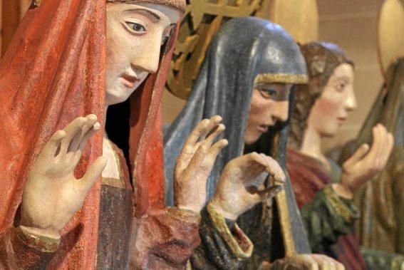 Gelungene Restauration: In Pollença ist zu bestaunen, wie man sich vor 500 Jahren die Aufbahrung des Leichnams Jesu vorstellte