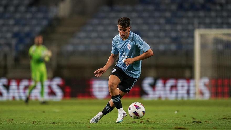 Sergio Carreira, en un partido de esta pretemporada