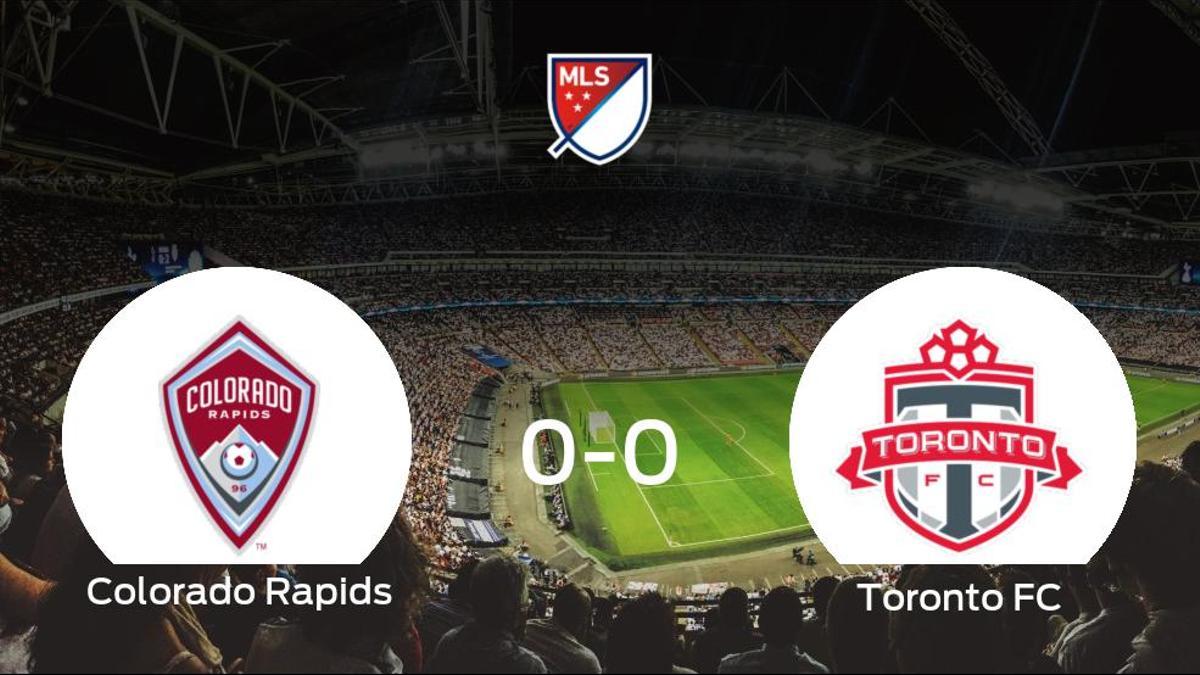 El Colorado Rapids y el Toronto FC se reparten los puntos en un partido sin goles (0-0)