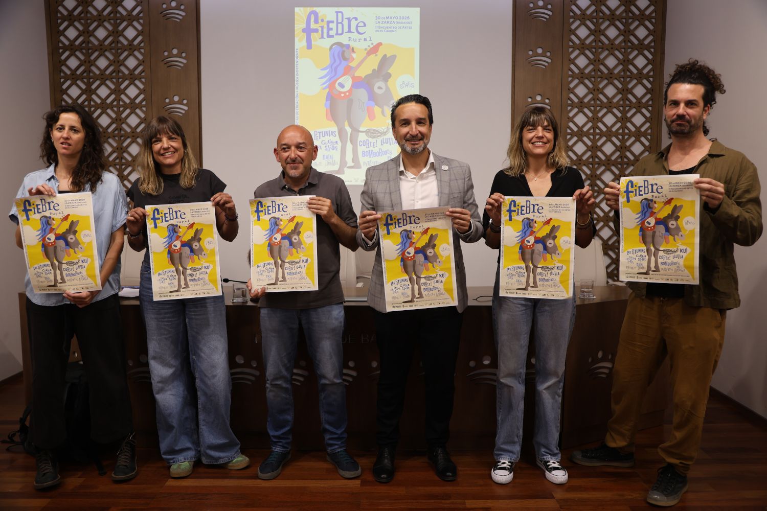 Presentación de Fiebre Rural en la sede de la diputación.