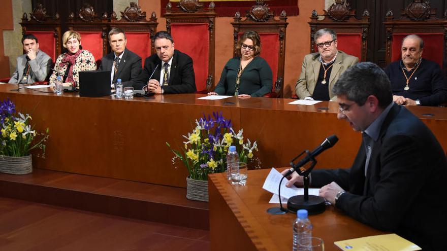 Un moment de l&#039;acte de lectura del pregó.