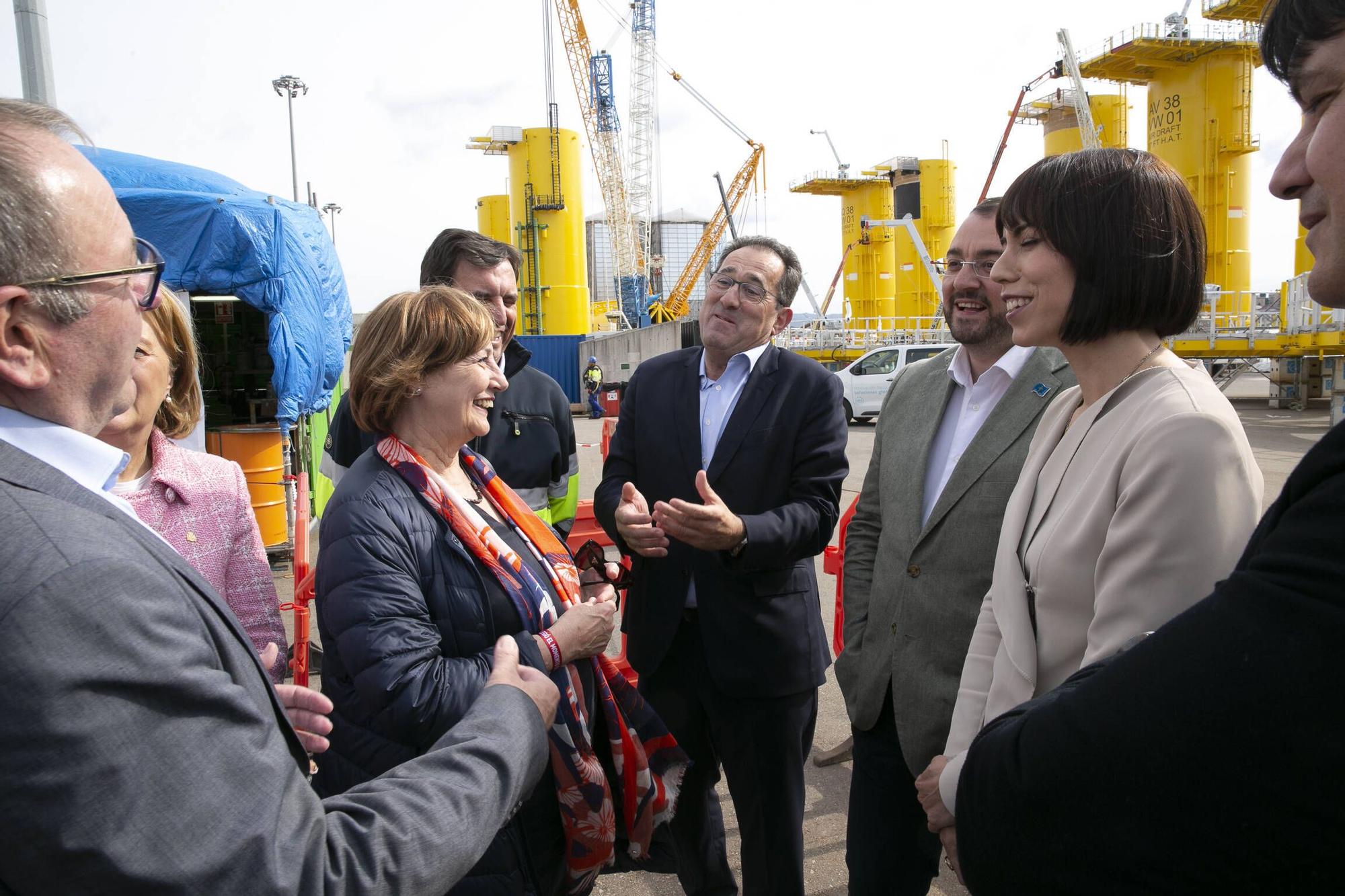 EN IMÁGENES: La visita de la ministra de Ciencia a Avilés