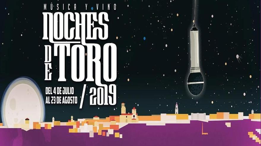 Cartel promocional del ciclo &quot;Las noches de Toro&quot; 2019.