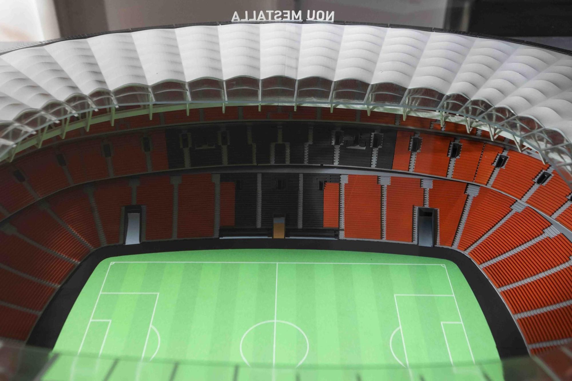 Maqueta del nuevo estadio de Mestalla
