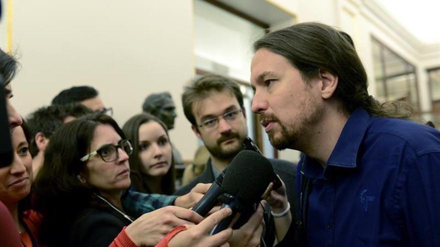 Pablo Iglesias: &quot;Lo mínimo es que el señor Soria dé la cara en el Congreso&quot;