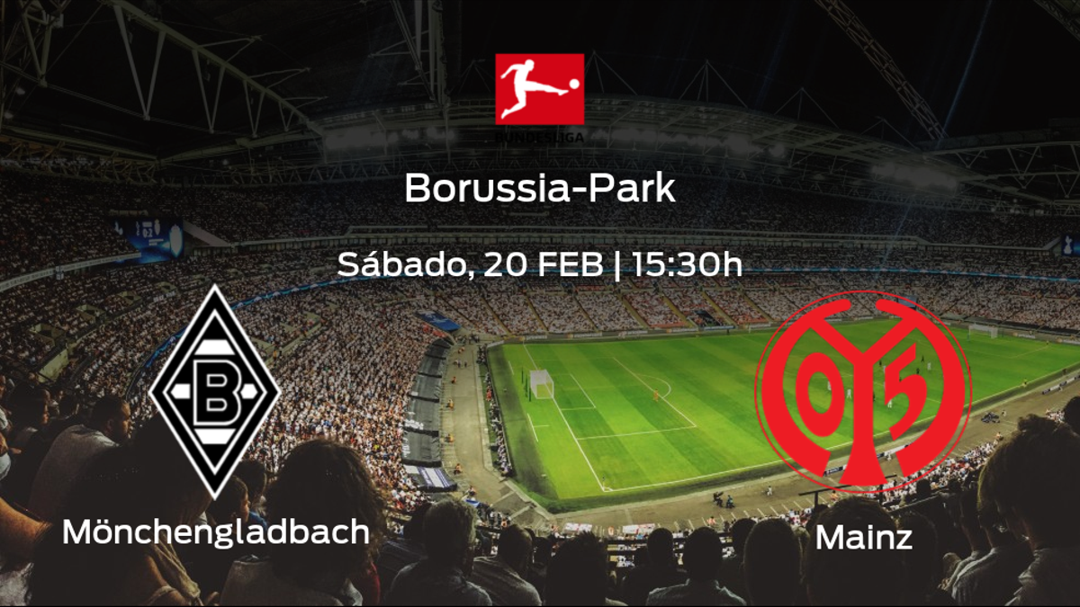 Previa del partido: el Borussia Mönchengladbach recibe al Mainz 05 en la vigésimo segunda jornada