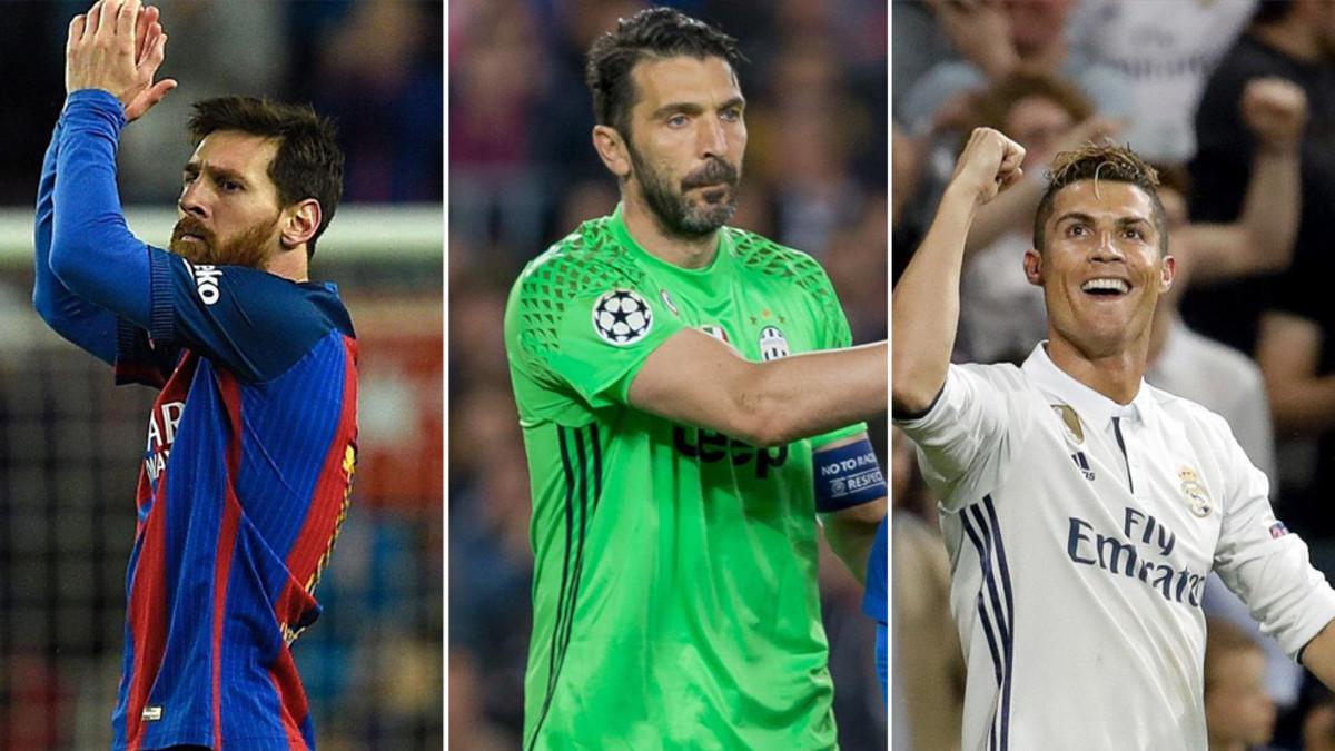 Buffon se ha colado en la habitual pugna entre Messi y Cristiano