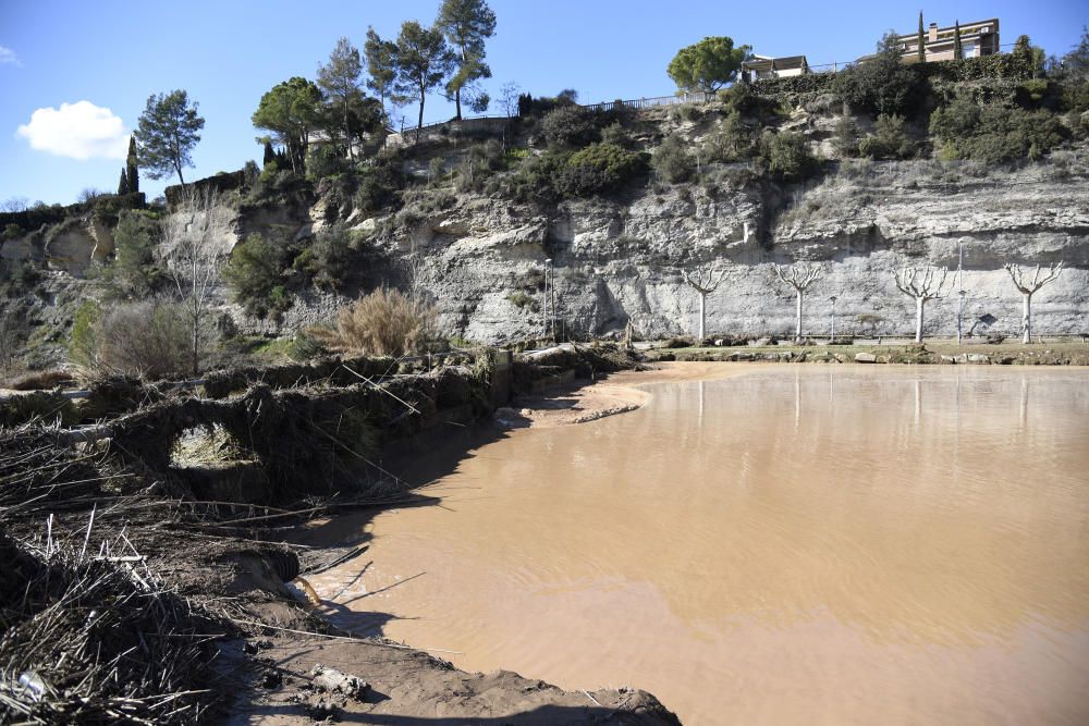 Crescuda del riu a Navarcles