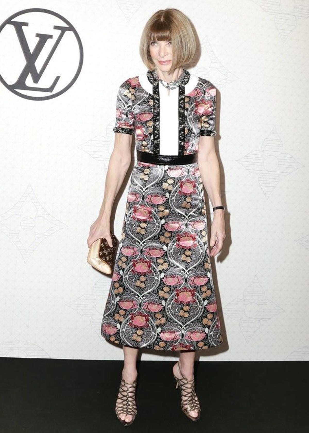 Anna Wintour, en la fiesta de Louis Vuitton celebrada en el MoMA
