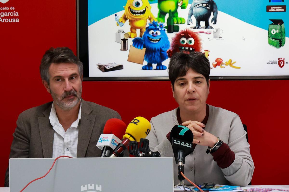 El alcalde de Vilagarcía y la portavoz del gobierno