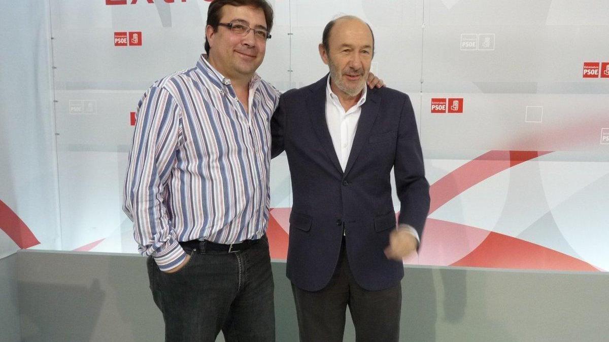 El PSOE extremeño suspende sus actos electorales por la muerte de Rubalcaba