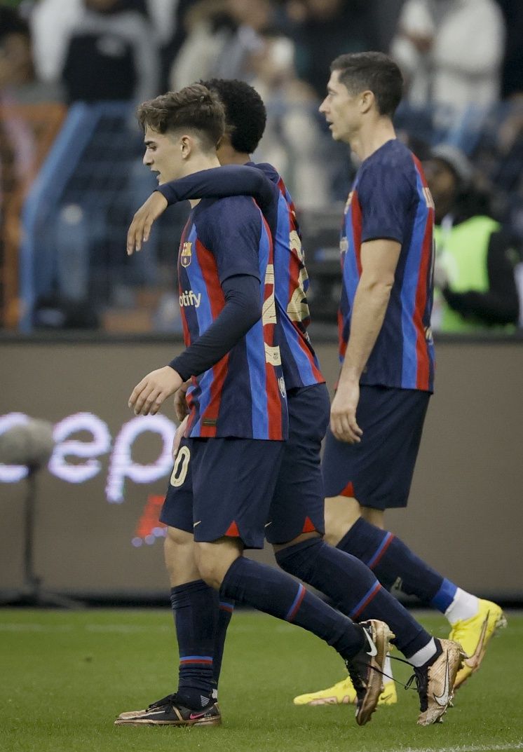 Les millors imatges de la final de la supercopa entre el Madrid i el Barça