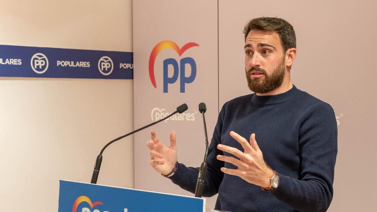 José Luis Ferrando, en una imagen de archivo cuando dirigía las Nuevas Generaciones del PP de Huesca.