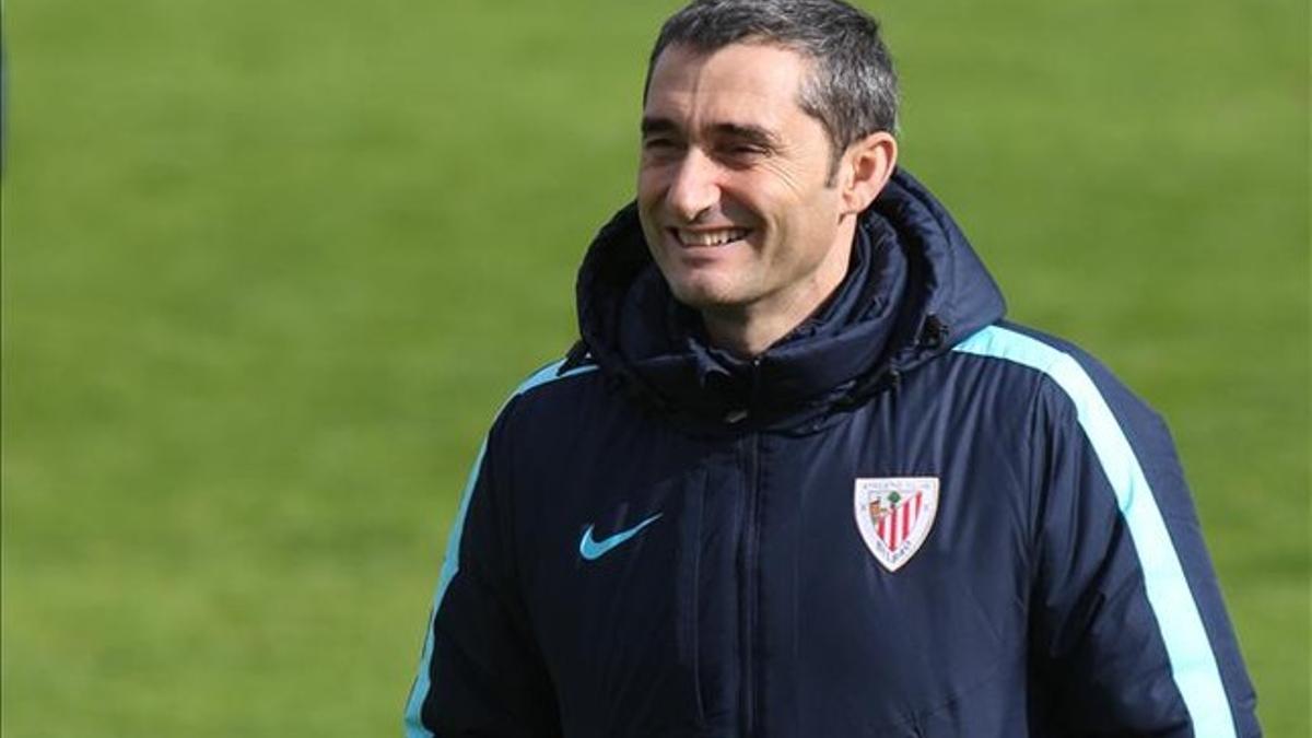Valverde anunció ayer su renovación con el Athletic de Bilbao hasta 2017
