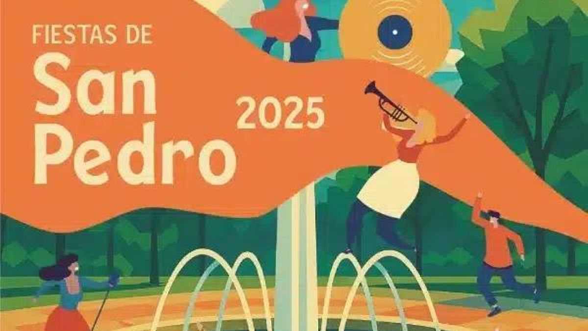 Cartel Fiestas San Pedro 2025 de Carabanchel