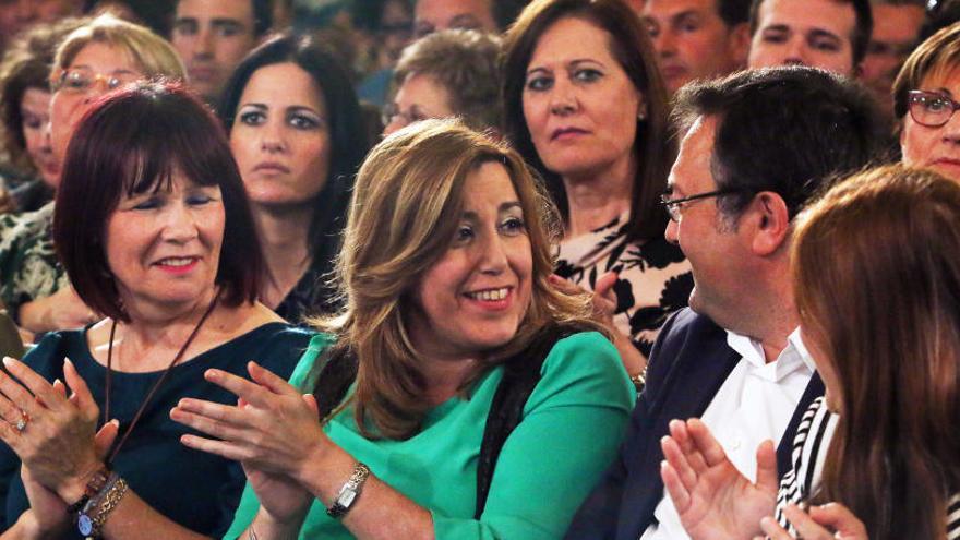 Susana Díaz en el acto de los premios Clara Campoamor.