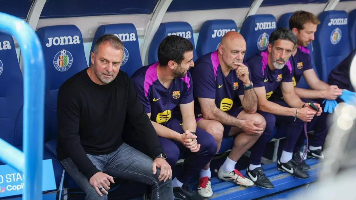 Flick: "¿La Liga? No hemos celebrado nada, quedan cinco partidos"