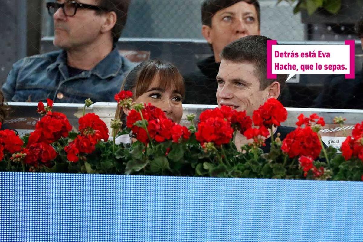 Miguel y Aitana durante el Open de Madrid