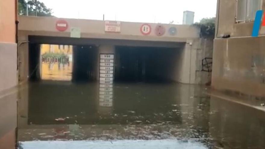 Fuertes lluvias torrenciales anegan La Ribera: preocupación con la DANA que viene