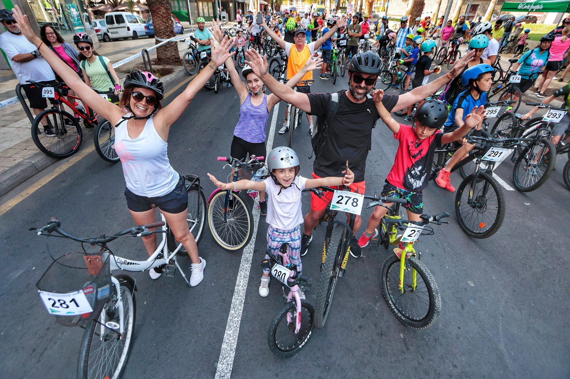 Fiesta de la bicicleta en Santa Cruz de Tenerife