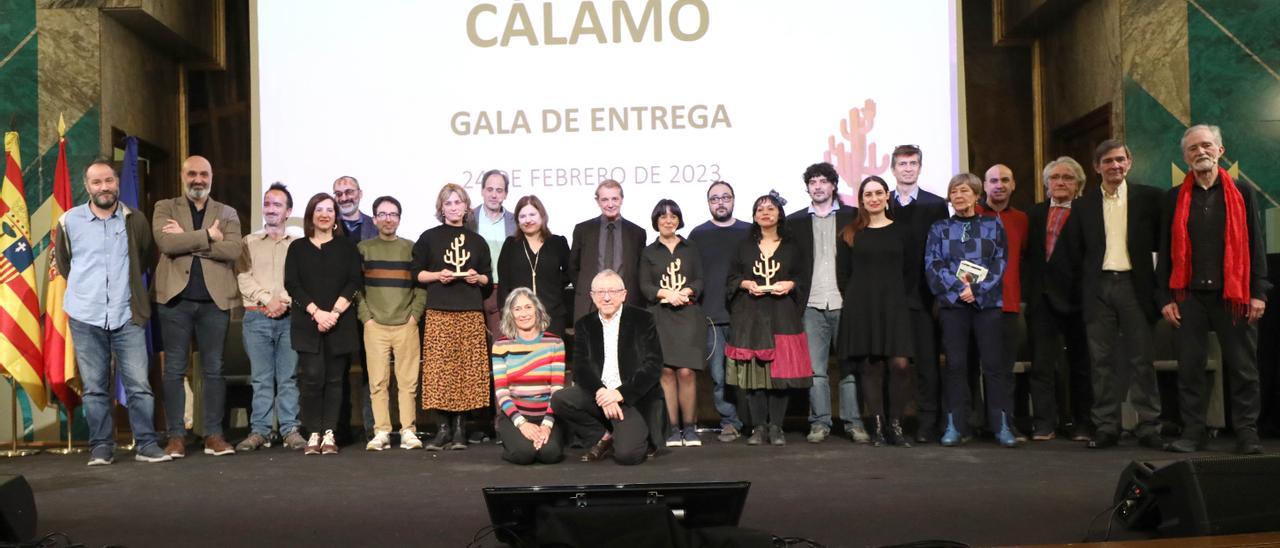 Gala de entrega de los Premios Cálamo 2023.