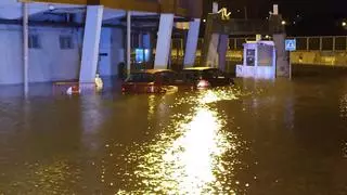 Inundaciones y pasajeros de Vitrasa atrapados en Vigo por las intensas lluvias