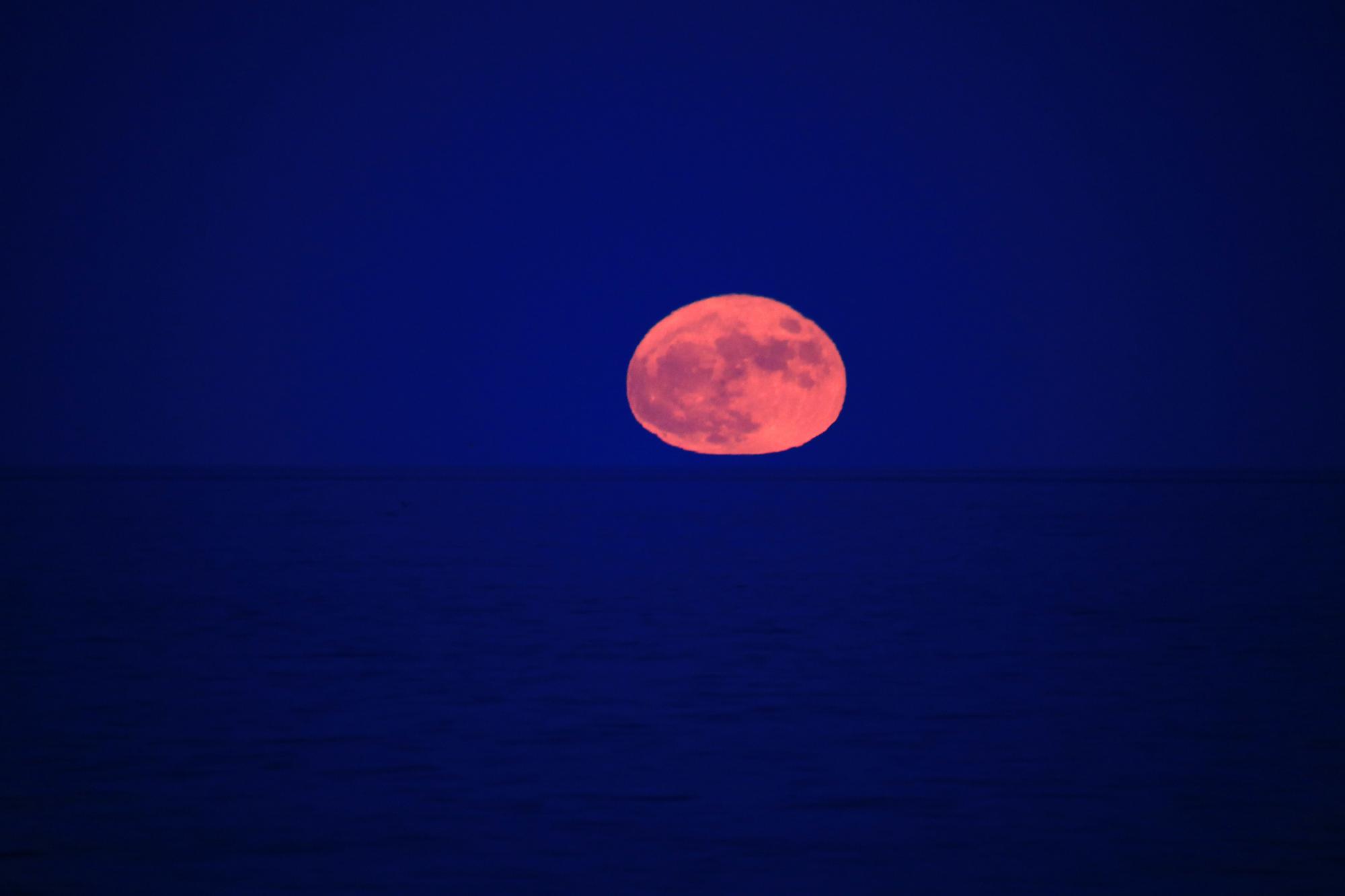 La Superluna del ciervo en Málaga