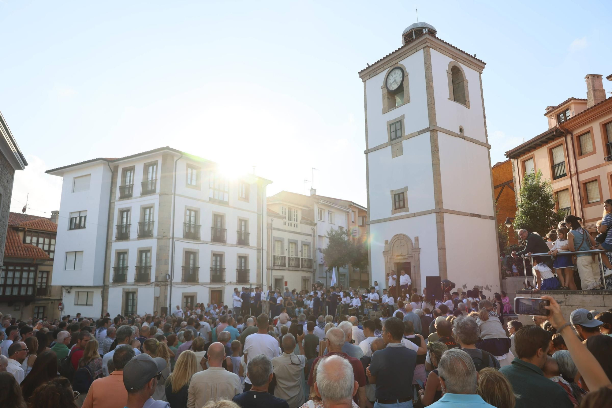 EN IMÁGENES: La procesión de "la llamada de la mar" en el Carmen de Luanco