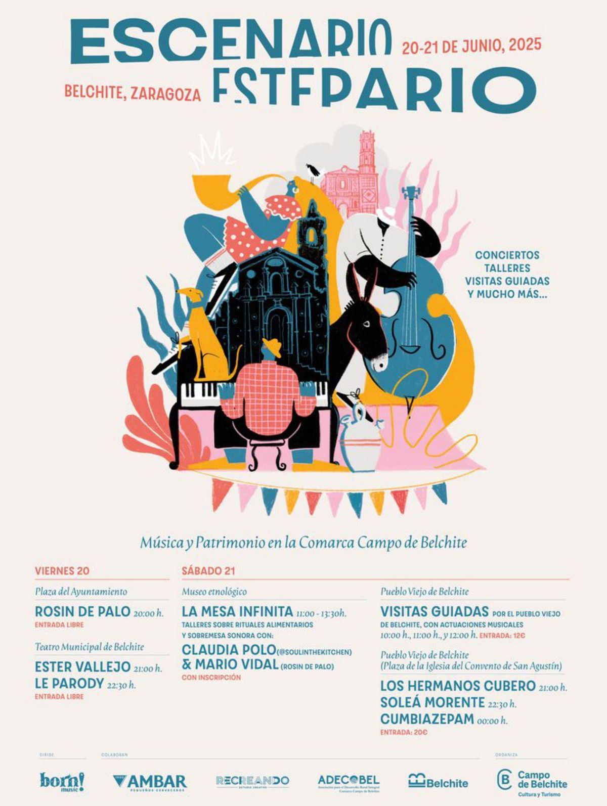 Escenario Estepario
se instala en Belchite el 20 y 21 de junio