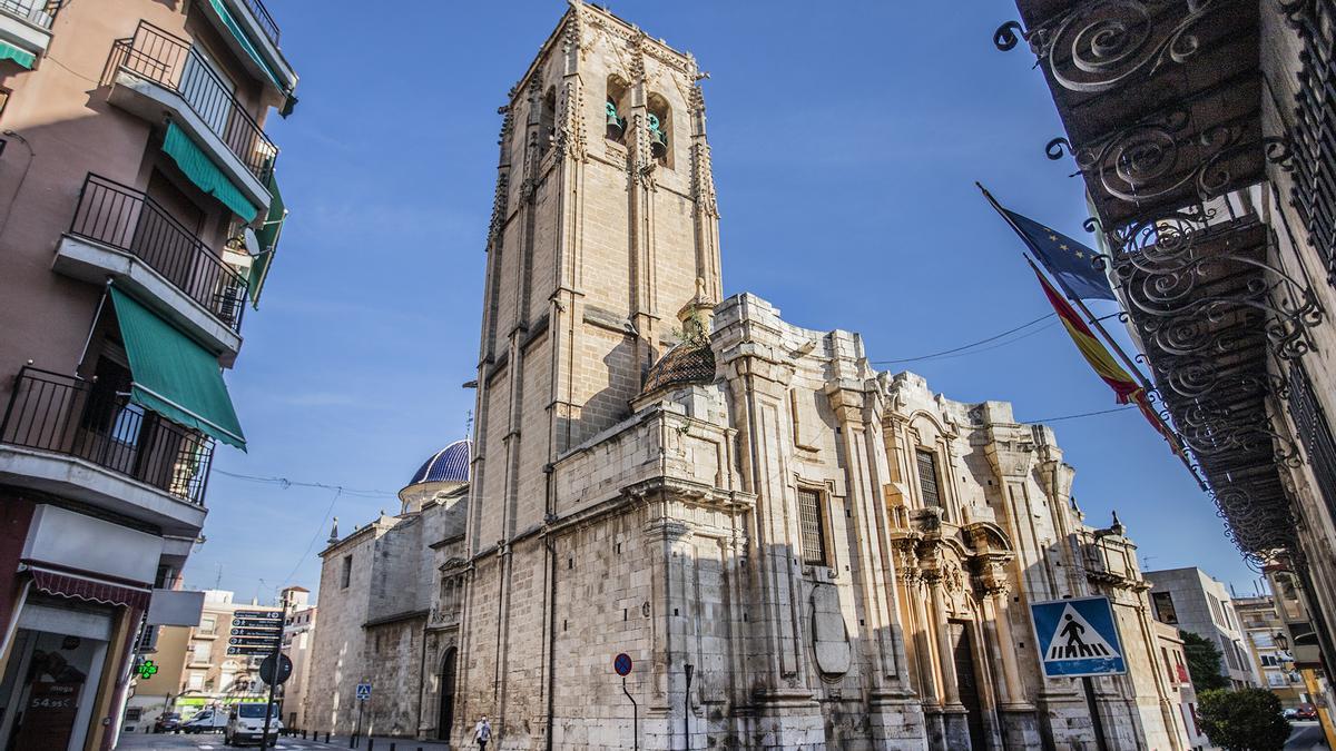 Imagen exterior de la Iglesia de las Santas Justa y Rufina de Orihuela