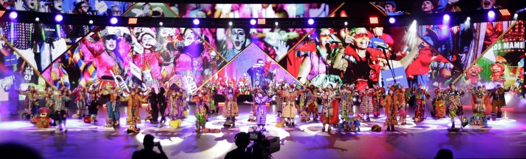 Grabación de las murgas para el Carnaval Virtual