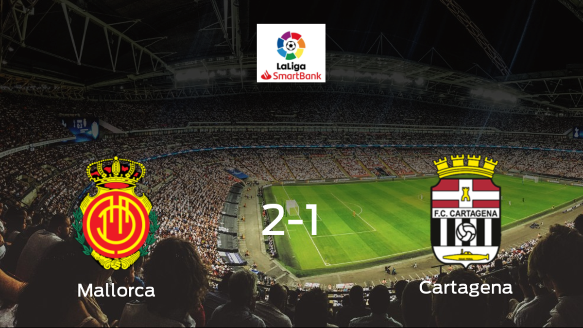 El Mallorca logra una ajustada victoria en casa frente al Cartagena (2-1)