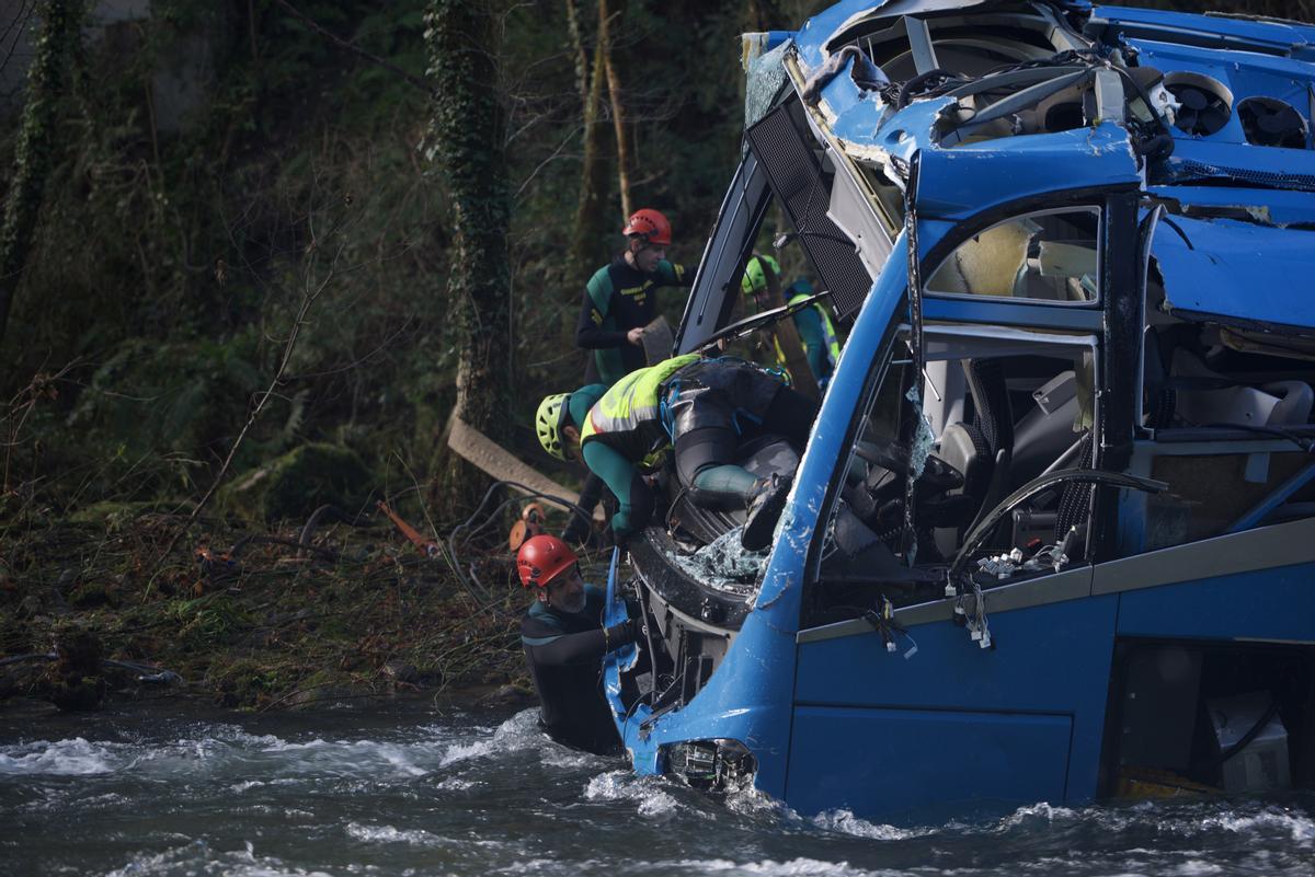 El conductor de l’autobús de Pontevedra ja té la condició d’investigat davant la Guàrdia Civil