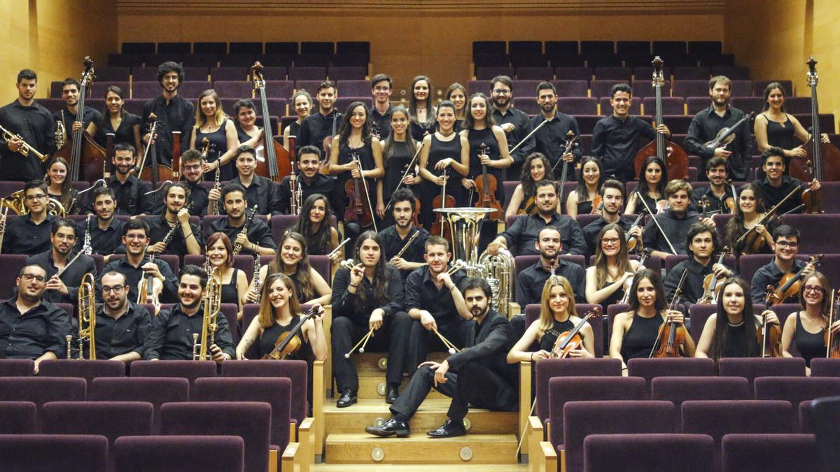 Componentes de la Orquesta Joven de Córdoba.