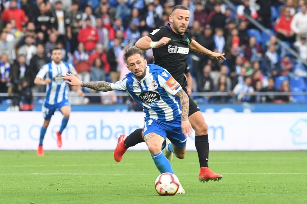 El Dépor remonta y le gana 4-2 al Málaga