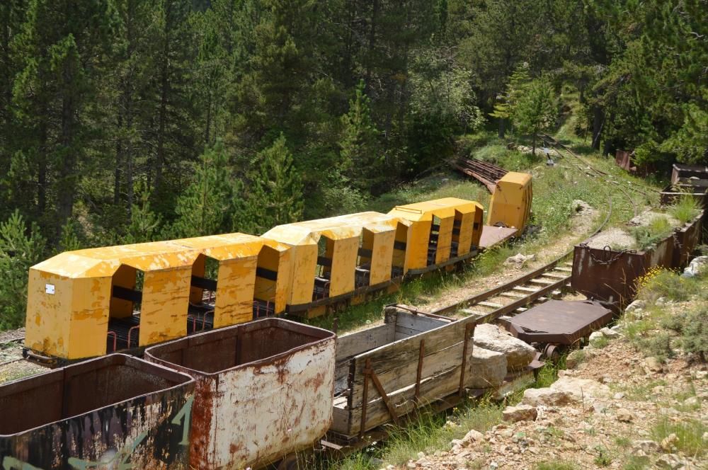 El trenet de coll de Pradell, en via morta